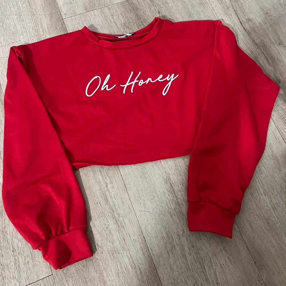 Oh Honey Red Crop Top